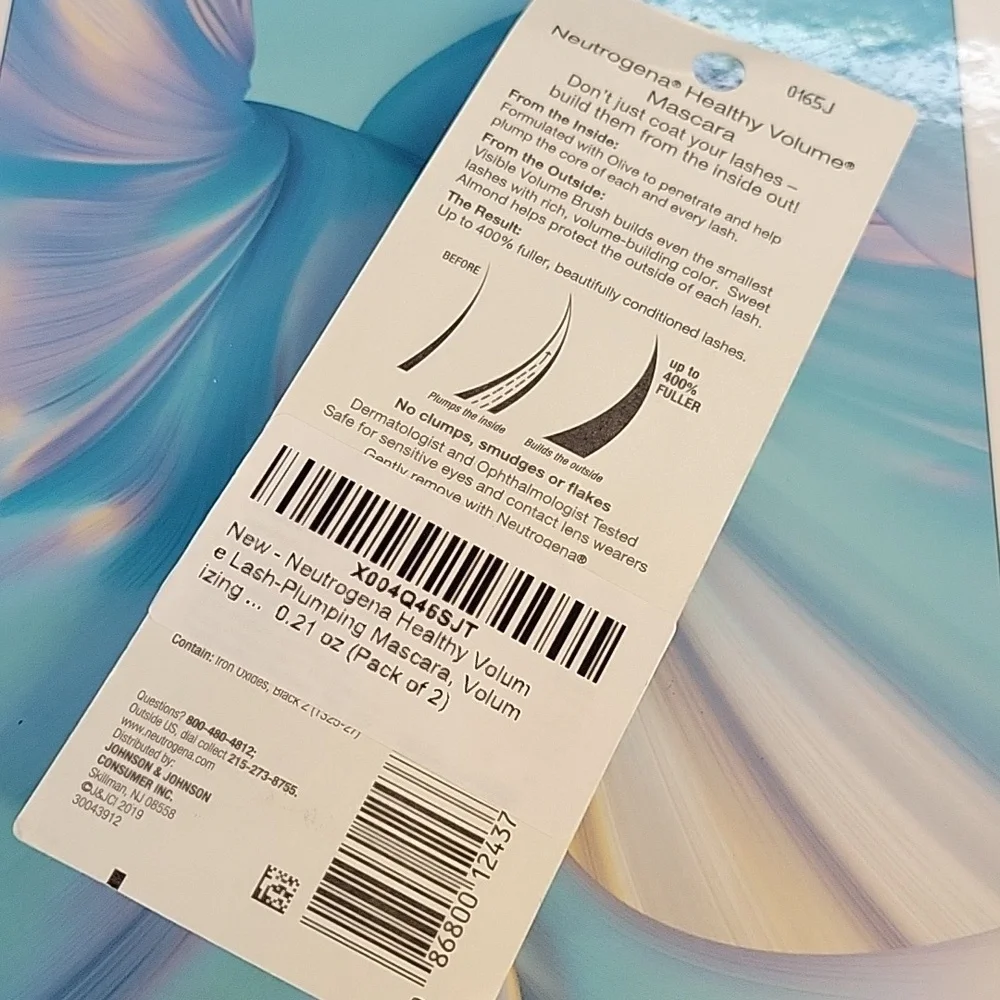 Neutrogena Healthy Volume Mascara 02 Black New Sealed Package